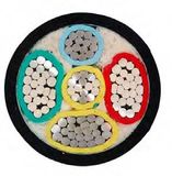 Multi-Core Aluminum Core PVC Insulated High Voltage Power Cable 0.6/1kv