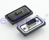 Waterproof Panel Mount Solder Cup D-SUB Connector IP67