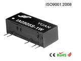 1W/2W 3-24VDC Fixed Input, Regulated Dual Output DC/DC Converter
