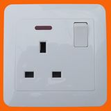 13A UK Socket with Switch