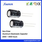 New Product Non Polary Capacitor 470UF 16V 8*12mm