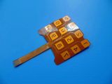 Keypad Application Flexible PCB Single Sided Board 0.15mm Thick