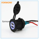 Waterproof Motorcycle Dual USB Charger /Car USB Charger Cellphone