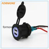 Waterproof Motorcycle Dual USB Charger /Car USB Charger Cellphone