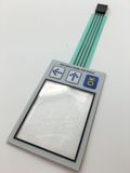 2017 New Embossed Keys Metal Dome Tactile Membrane Switch Keypad with LED Intergrated