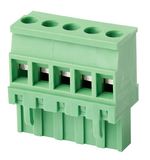 5.0mm Pitch Pluggable Terminal Block with CE RoHS UL Certificate