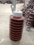 Line Post Porcelain Insulator for High Voltage ANSI 57-2L-1, Pin Post