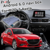 Android 6.0 GPS Navigation Box for Mazda 3 Axela Mzd Connect Video Interface Knob Control Waze