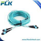 24 Fiber Om3 MTP/MPO Fiber Optic Patch Cord