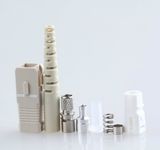 Sc Simplex 2.0mm Fiber Optic Kits Connector with Beige Boot