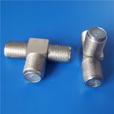Zinc or Copper F Three Female Connector (B-015)