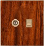 British Standard TV Plus Telephone Socket Flat (N5)