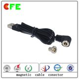 Round Magnetic Cable Connector for Power