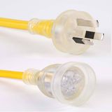 Three Pins Australian Transparent Power Cords (AL-103+AL-104)