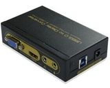 USB3.0 to HDMI+VGA+Audio Converter