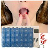Digital 7days Pill Reminder Pill Box Case Timer W/ Alarm Electronic Medicine Tools Pill Cases
