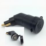 Motorcycle Dual USB Plug 2AMPS Bike Power Charger Plug