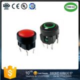 8mm Round Tact Switch with LED Use for Smoke Lampblack Machine, Spst Tactile Switch