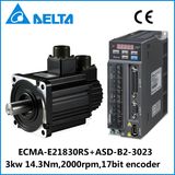 Delta B2 3.0kw 17bit Encoder AC Servo Motor and Driver