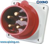 32A Three Phase Panel Mounted Plug with Cee Standard (QX821)