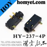 2.5mm 4pin AV Single Channel Jack SMD Phone Jack (HY-237-4P)