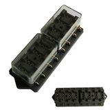 Car Truck Van 8 Way Circuit Standard ATO Blade Fuse Box Block Holder 12V/24V