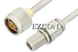 N Male to N Female Bulkhead Cable