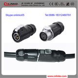 Waterproof 2 Pin Electrical Connector / Plastic Cable Connector