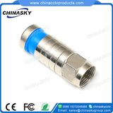 RG6 Coaxial Cable F Compression Connector for CCTV Camera (CT5064)