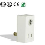 Electronic Plug with Photo Sensor, Automatic Day-Night Switch