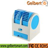 Desktop Dual Bladeless USB Cooling Air Conditioner Mini Small Fan