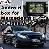 Android GPS Navigation System for Mercedes Benz C Class W205 Ntg 5.0 Video Interface