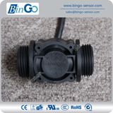 G1'' Rate 0-60L/Min Plastic Black Water Meter, Flow Sensor for Drinking Water