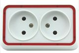 Europe Wall Socket, Russia Wall Socket, Surface Mounted Wall Socket