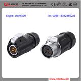 Waterproof 3 Way Circular Adapter Type Power Cable Connector6
