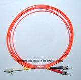 LC/PC-ST/PC mm Duplex Fiber Optic Patch Cord