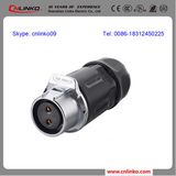 IP68 Power Connector 2pin Female Plug