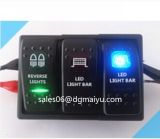Red+Yellow+Blue+Green LED Light 12V off/on Car Boat Truck Rocker Switch