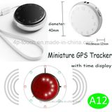 Sos Call Mini Personal GPS Tracker with Time Display A12