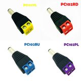 Multicolor Male DC Power Connector for CCTV Security System (PC102series)