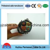 Low Voltage PVC Insualted 4 Core Armored Power Cable with Ce Certificated