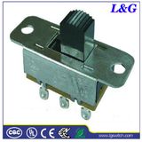 Power 6A 250VAC 3 Position Dpst Toggle Slide Switch