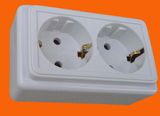 European Style Surface Mounted Electrical Outlet Double (S3210)