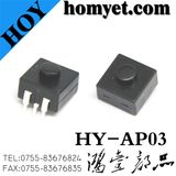 High Quality Tact Switch/Micro Switch with 3pin Round Handle (HY-AP03)