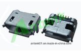 Micro USB Connectors 5p B F SMT (with 2DIP shell) From China