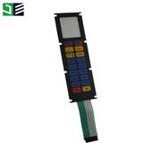 Dome Embossed Tactile Keys Membrane Switch with Polydome Mylar Circuit