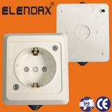 German Style Surface Mounted IP54 Wall Power Socket/Industrial Application and Standard Grounding Grounding Industrial Socket (S5010)