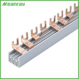 Terminal Block Connector Copper Busbar with U or Fork Type for MCB