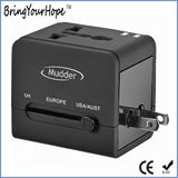 Universal AC Power Adapter with Dual USB Charger (XH-UC-026)