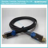 High Speed Flat Male to Male HDMI Cable with Dual Color Metal Shell